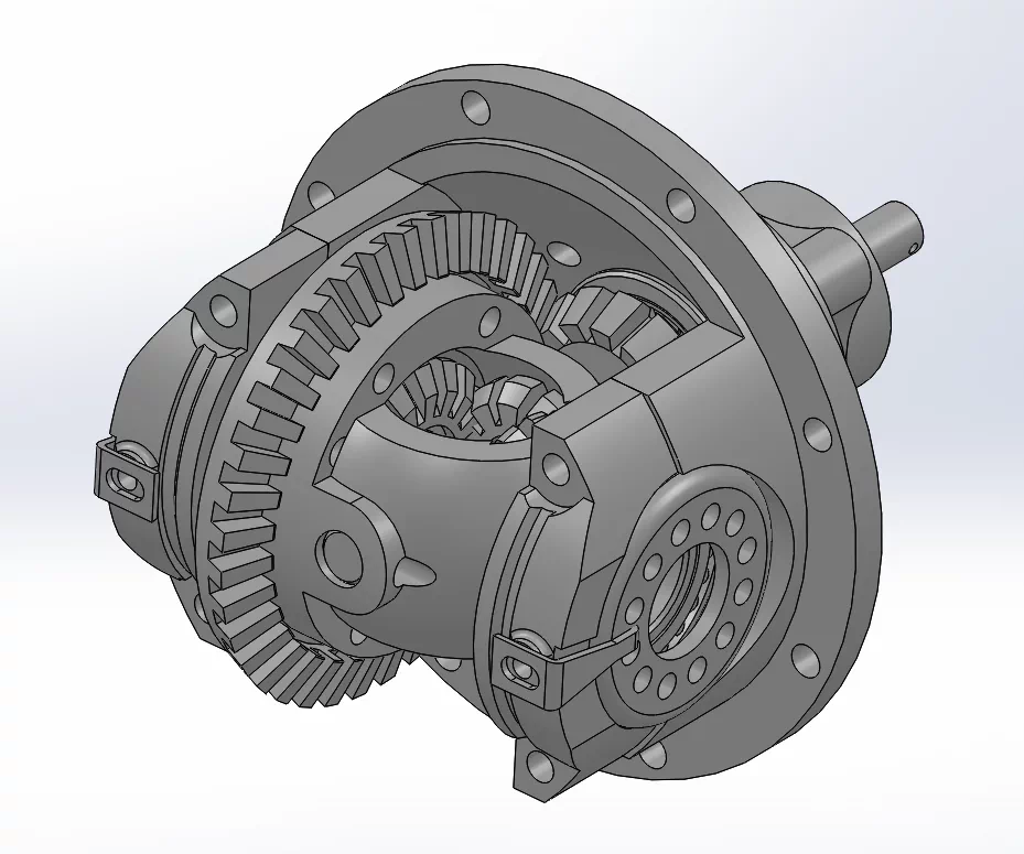 XY1528-ZL40装载机驱动桥差速器设计【含SW三维图】