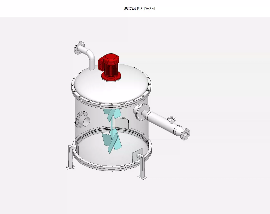 XY1679-臭氧液乳混合分离装备结构设计【含SW三维图】