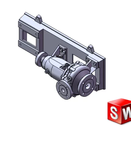 XY1800-IH化工泵设计建模及其零件工艺【含SW三维图】