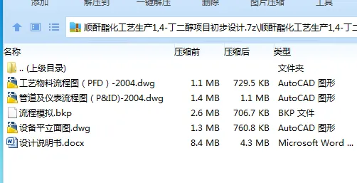 Z4066-顺酐酯化工艺生产1,4-丁二醇项目初步设计 Z4066-顺酐酯化工艺生产1,4-丁二醇项目初步设计