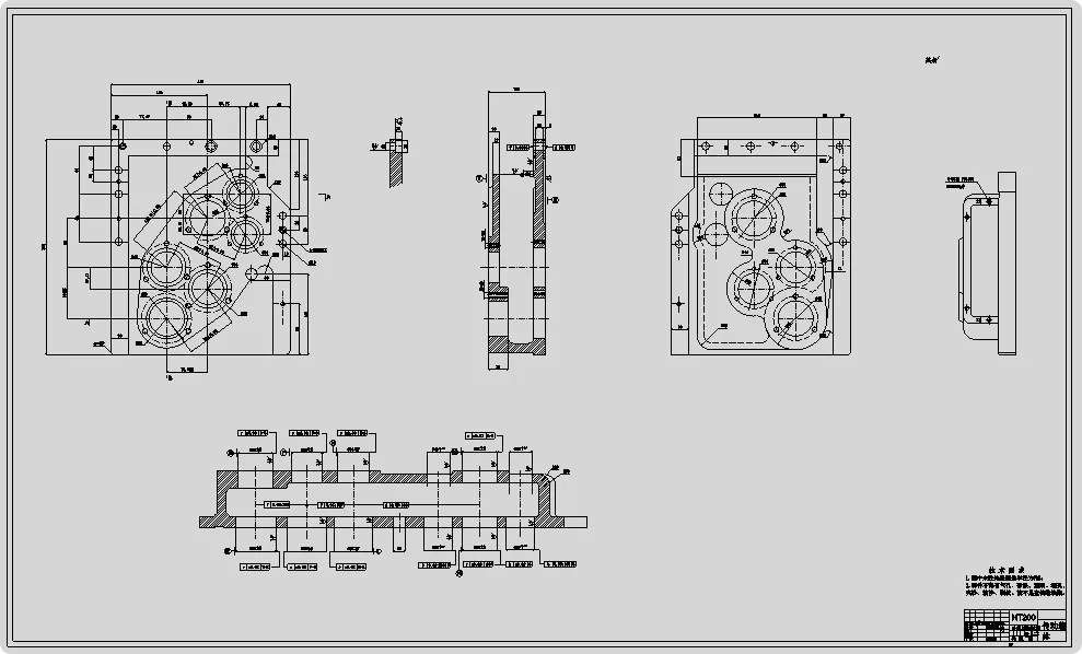 XY1966-车床传动箱箱体加工工艺及夹具设计