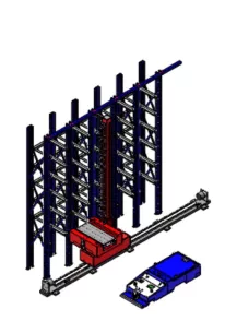 XY2062-基于solidworks的异型酒箱智能仓库结构设计【含SW三维图】