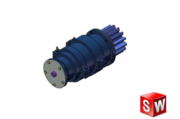 XY2083-5MW风电变桨减速器设计【含SW三维图】