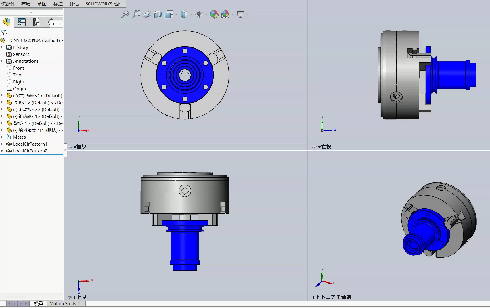 XY2667-填料箱盖加工工艺及车外圆夹具设计【含SW三维图】