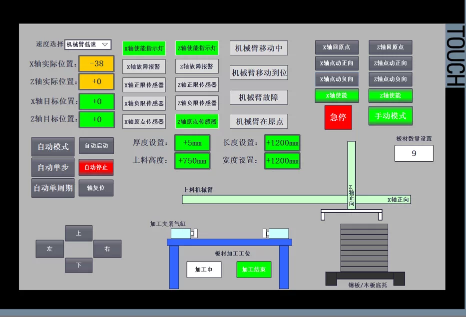 XY2723-基于PLC的板材上料设备结构与控制系统设计