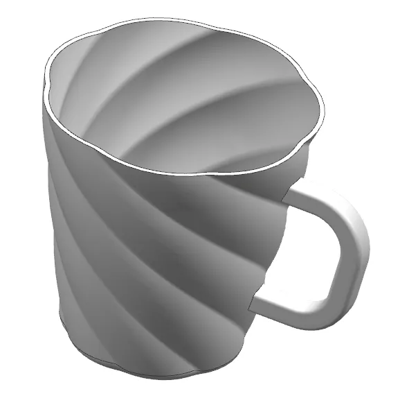 X3733-螺旋塑料杯注塑模具设计【含UG三维图】