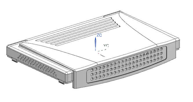 X3740-多孔位家用路由器上盖注塑模具设计【含UG三维图】