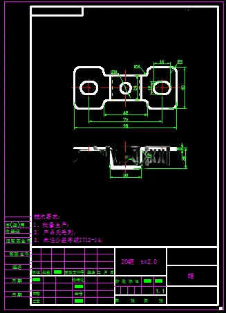 KF2118-帽型件弯曲级进模设计【含UG三维图】