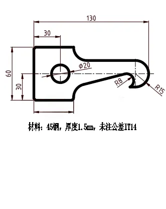 X4050-钩子冲压模设计