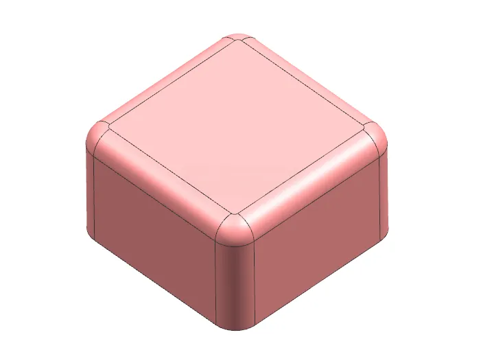 X4394-方盒注塑模具设计-长50