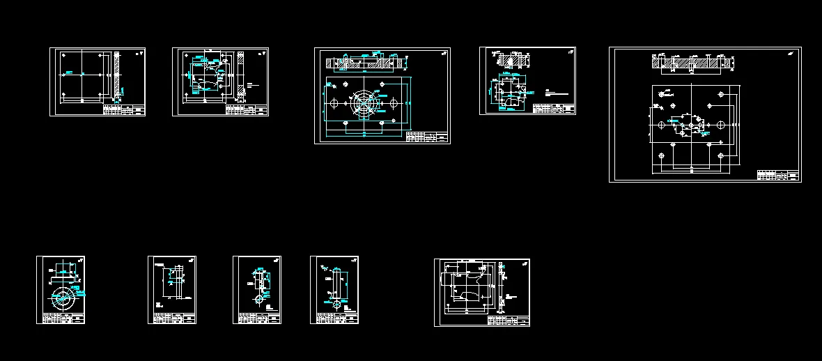 10张模具零件图