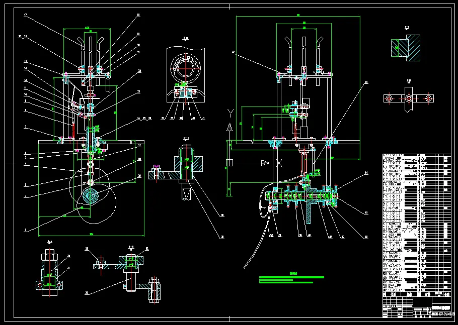 纸盒上料部装图