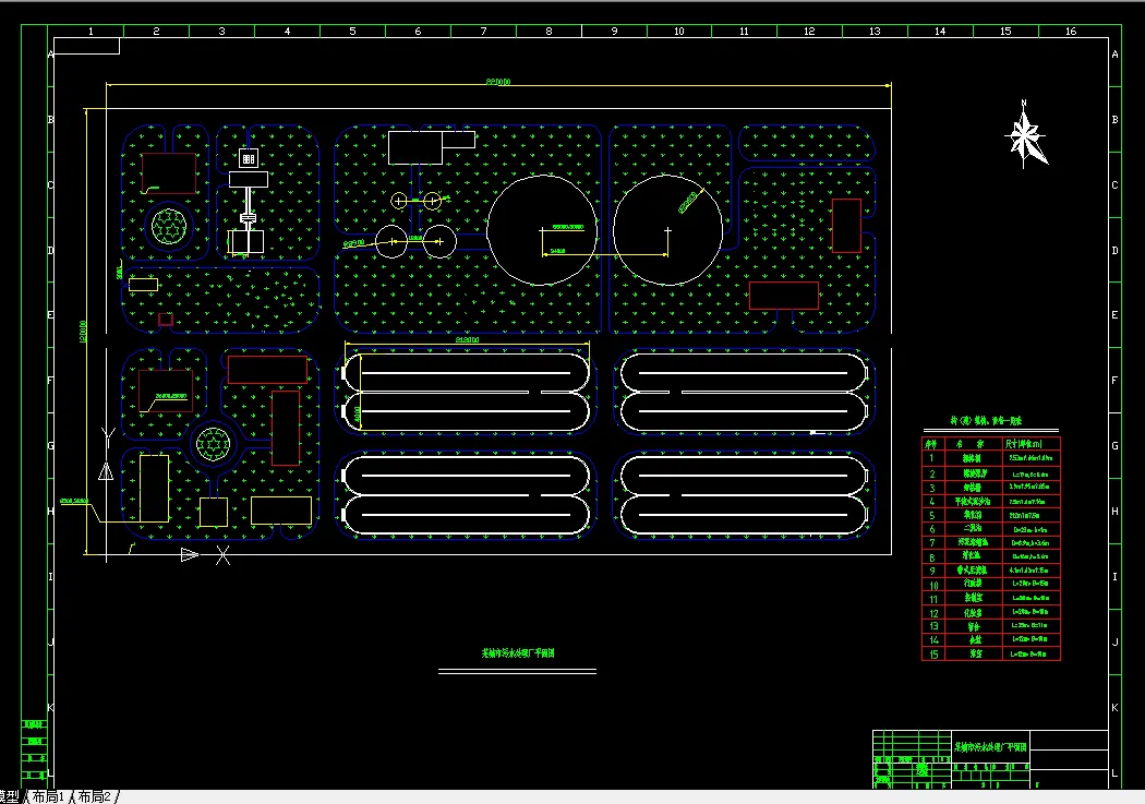A0190-某污水处理厂设计--氧化沟工艺