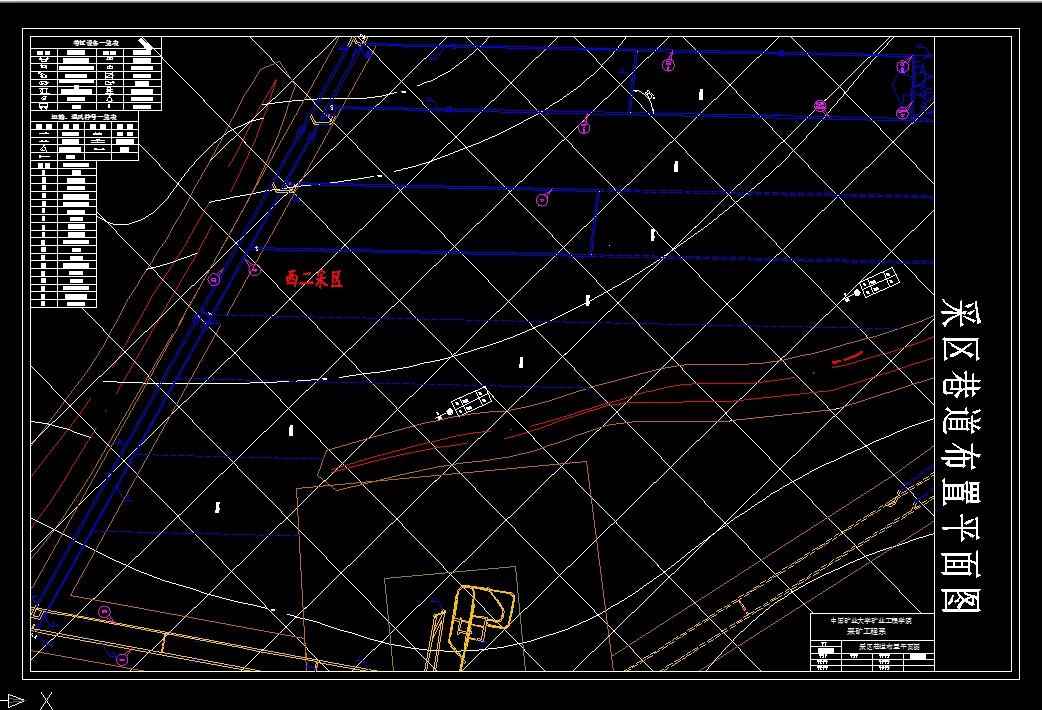 巷道布置平面图
