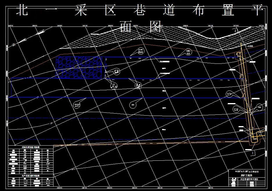 巷道布置平面图