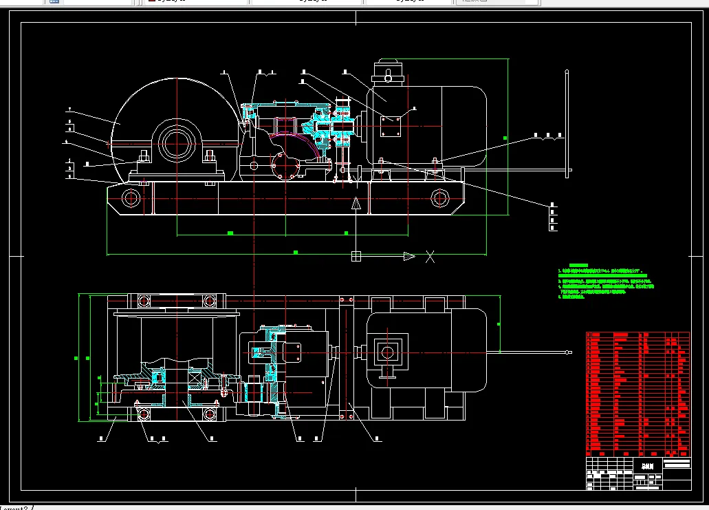 A271-JMB-380慢速绞车设计