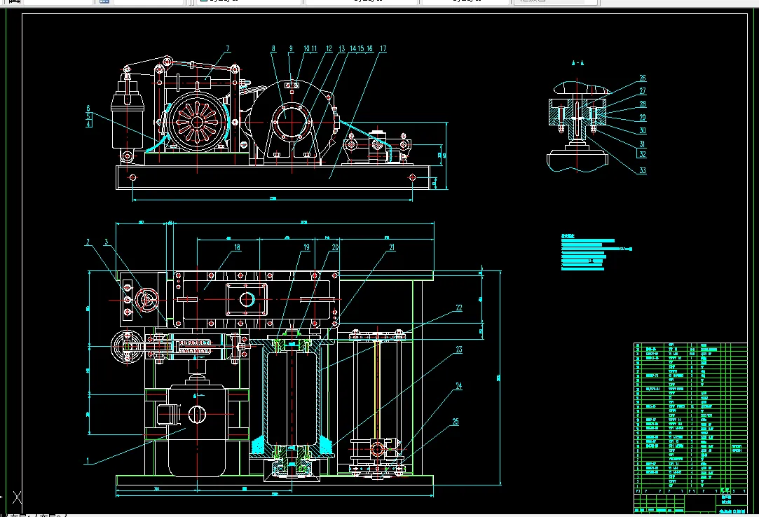A281-建筑卷扬机及其排绳机构的设计