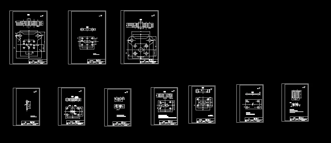 10张模具零件图