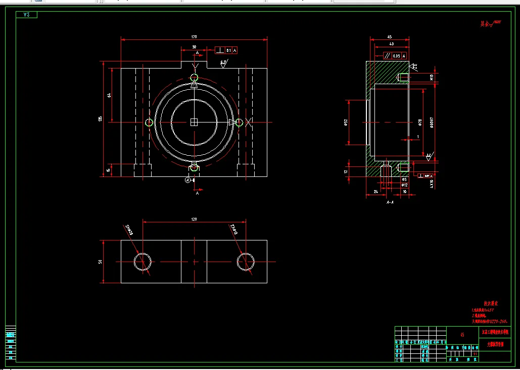 A322-支撑板机械加工工艺及编程