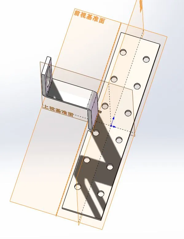 A370-监控器吊支架冲压模具设计[含SW三维图]