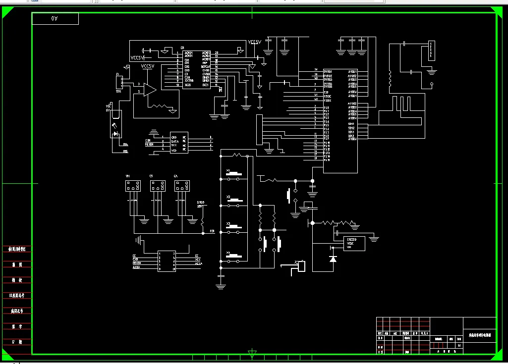 系统总体硬件电路图