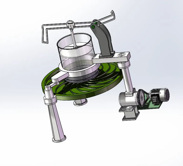 A402-茶叶揉捻机构的设计[含SW三维图]