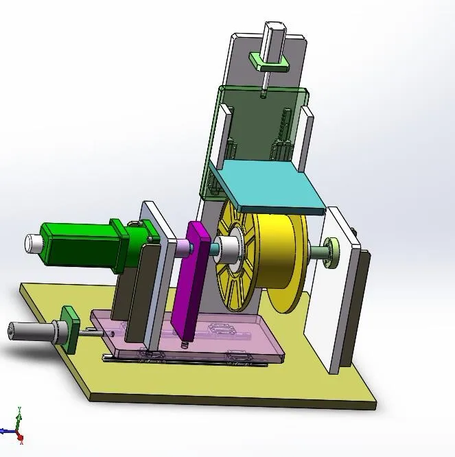 A416-工字轮自动校正机设计[含SW三维图]
