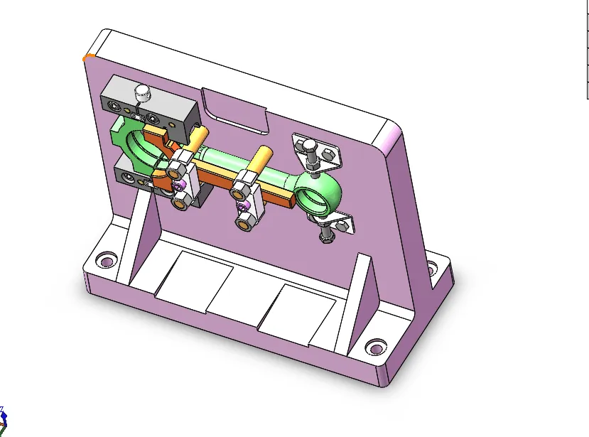 A546-空气压缩机连杆精镗大小头孔夹具设计[含SW三维图]