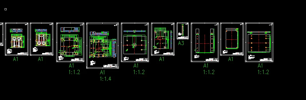 10张模具零件图