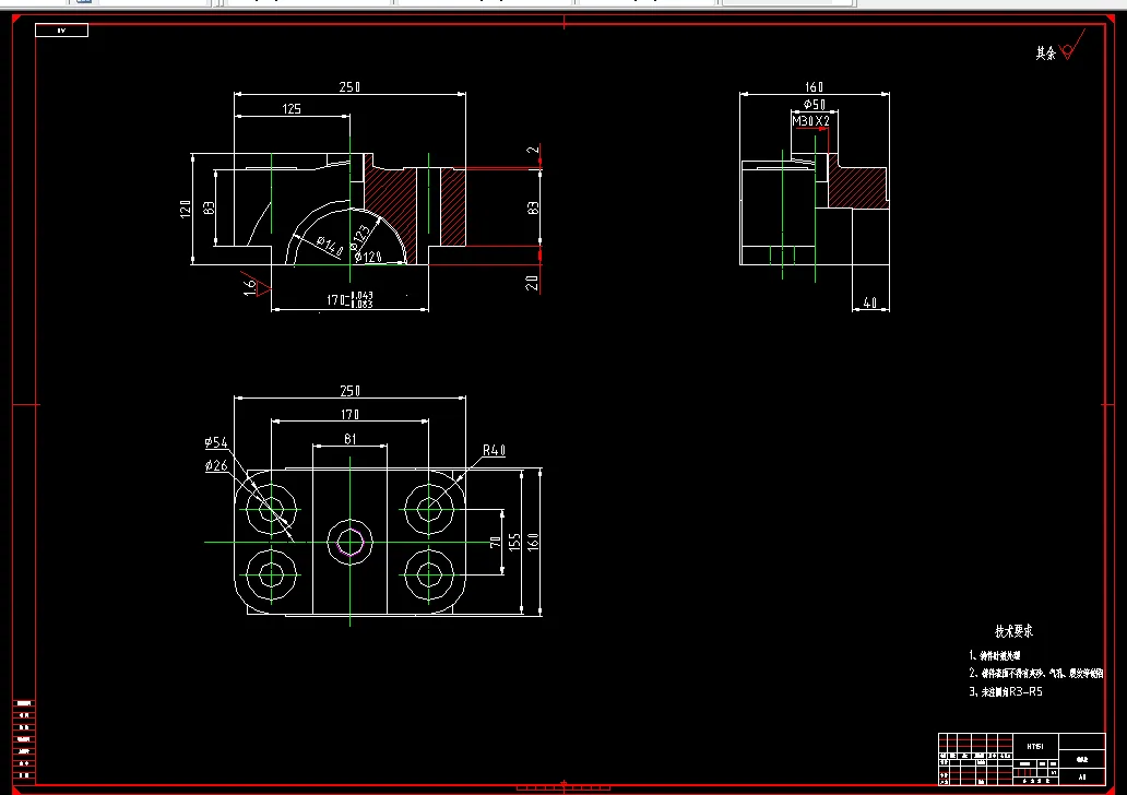 A647-轴承盖数控加工工艺及编程