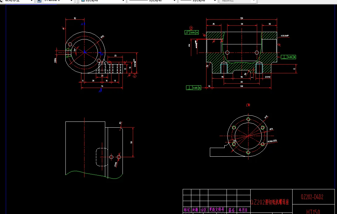 A648-切纸机螺母座加工工艺及编程