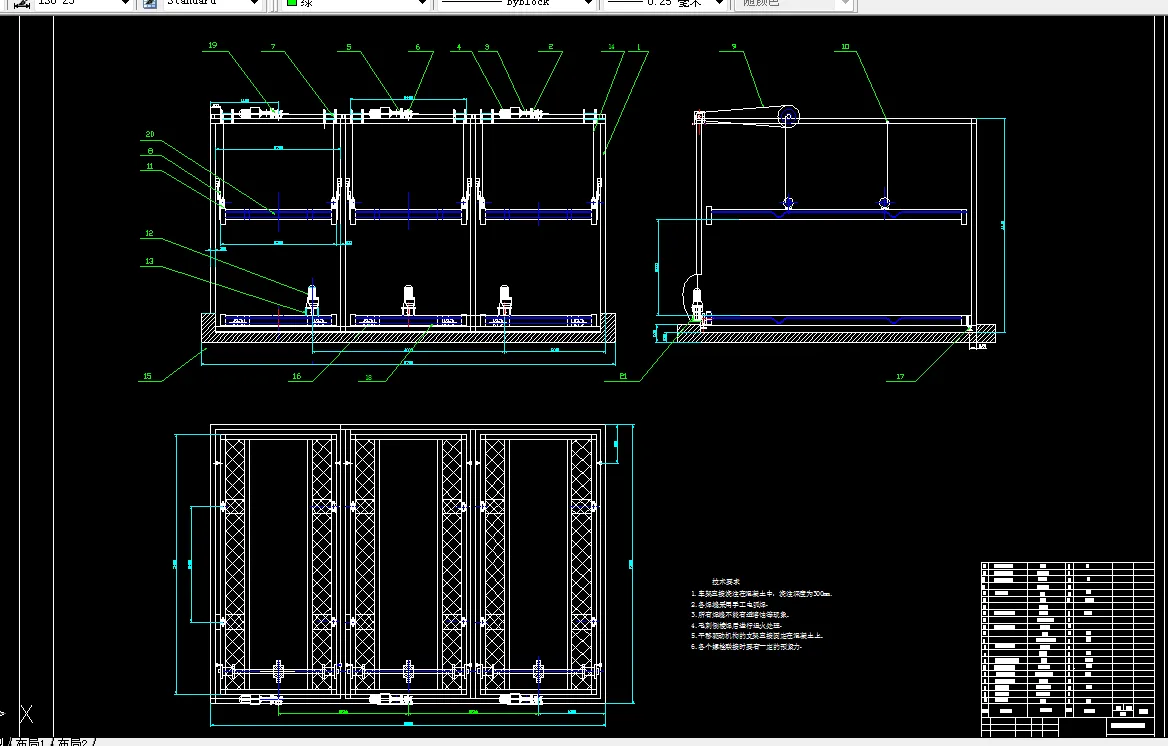 A699-机械立体停车库设计