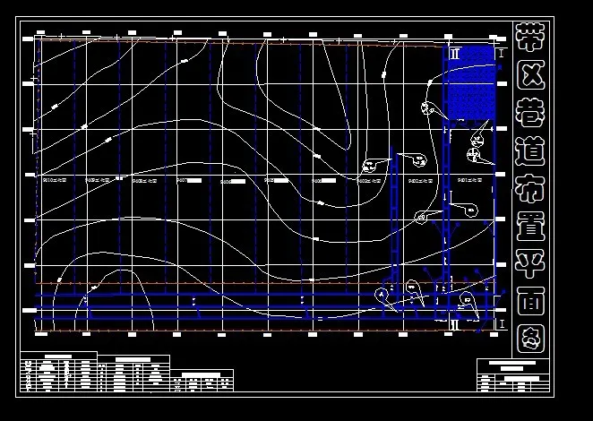 巷道布置平面图