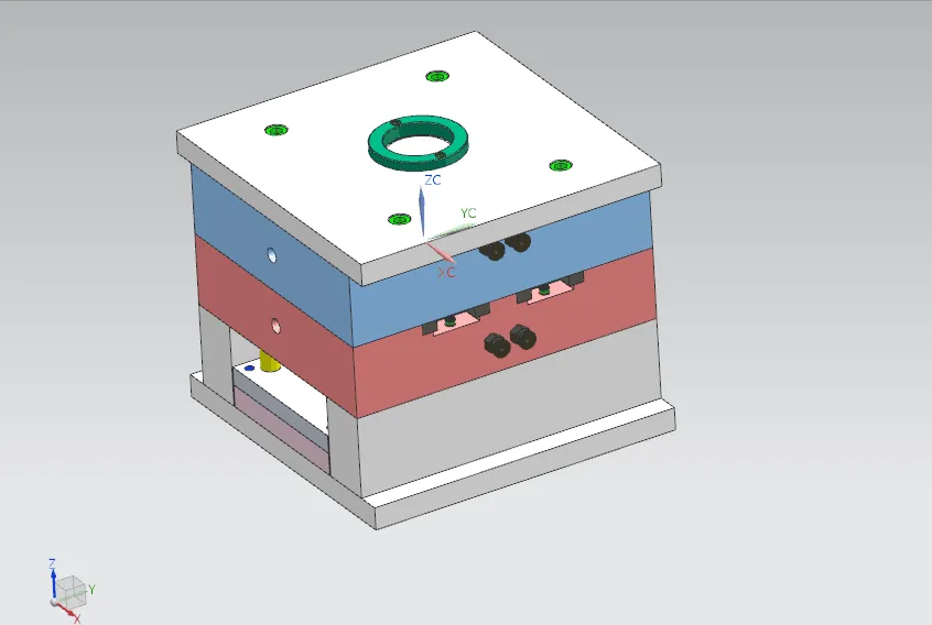 A971-茶托注塑模具设计[含UG三维图]