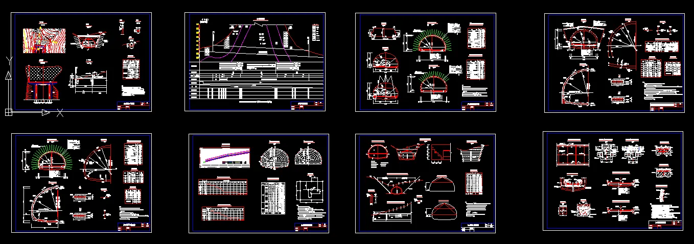 B001-大跨公路隧道—水口山隧道结构与施工设计
