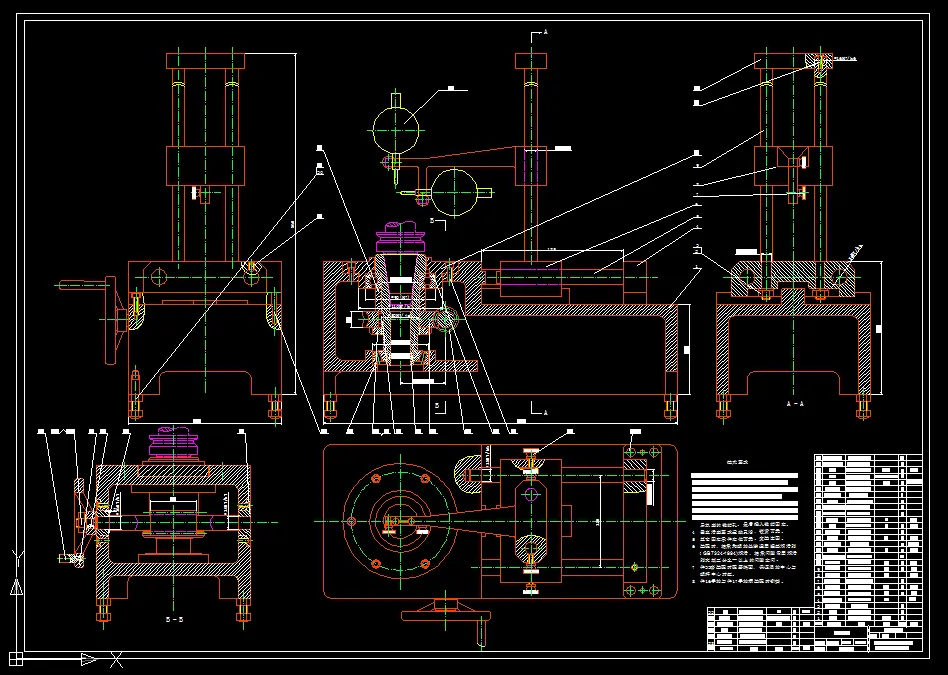 B025-机械式测刀仪设计