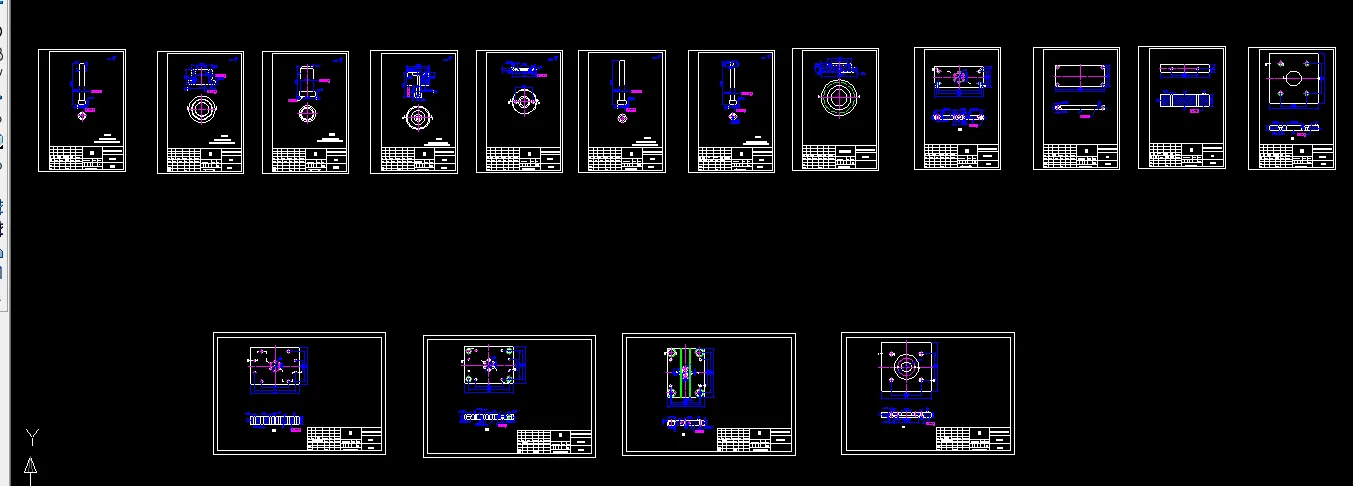 16张模具零件图