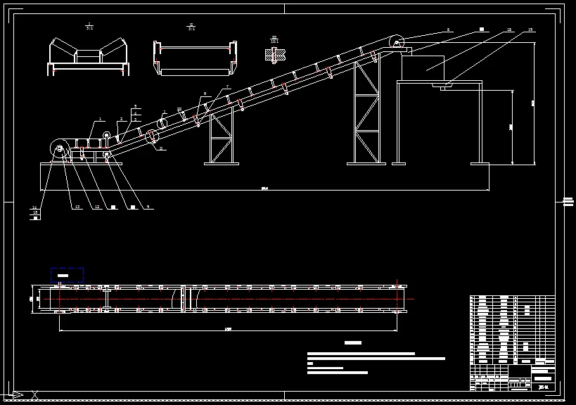 B099-混凝土搅拌站输送搅拌系统设计