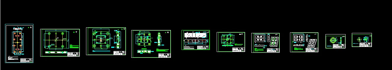 10张模具零件图