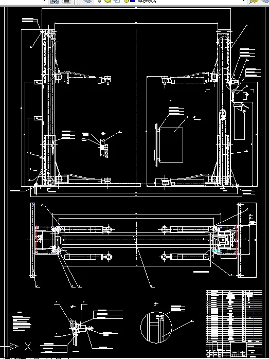 B151-小型汽车修理举升机设计