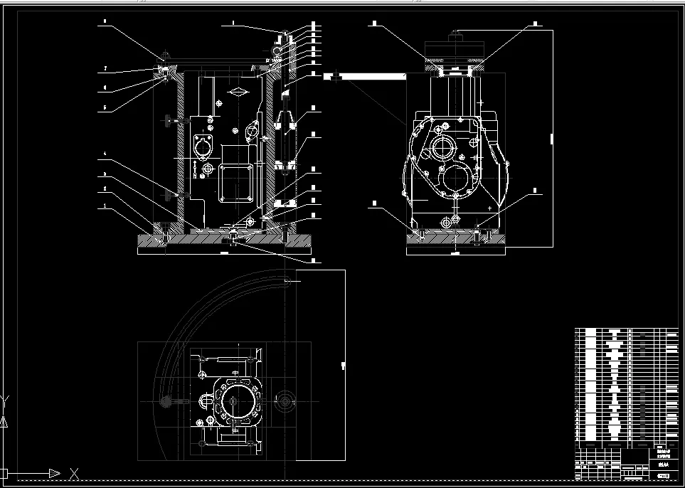 镗孔夹具装配图