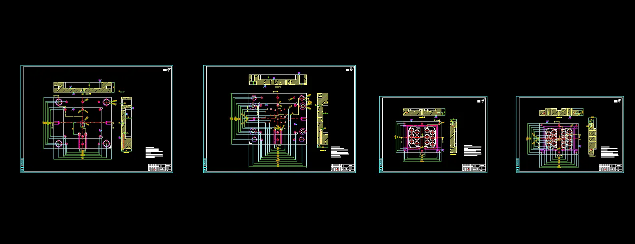 4张模具零件图