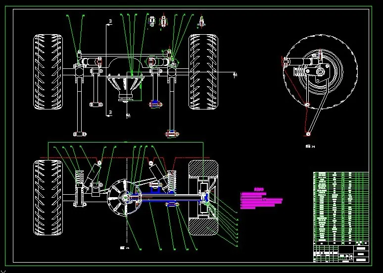 B288-柴油动力SUV乘用车后驱动桥及后悬架设计