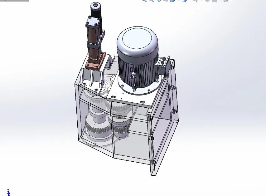 B327-立式镗铣床主传动系统设计[含SW三维图]