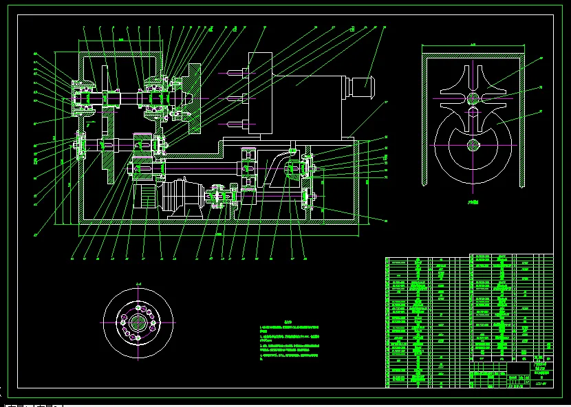 B343-四工位专用机床工作台转位机构和刀具进给机构的设计