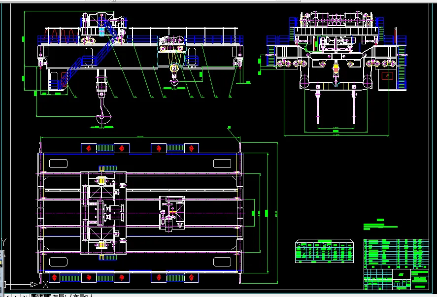 B473-冶金铸造双梁桥式起重机结构设计