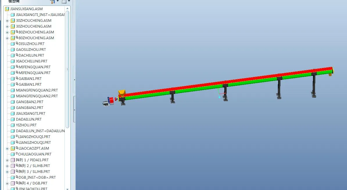 B477-螺旋输送机设计[含Proe三维图]