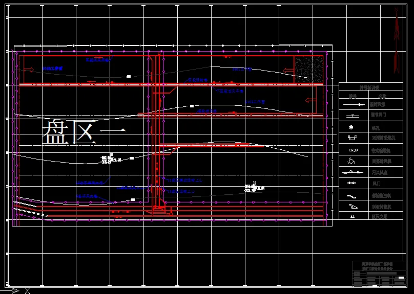 巷道布置平面图