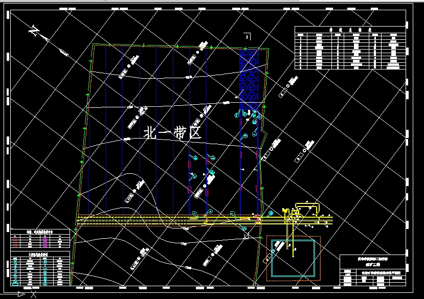 巷道布置平面图