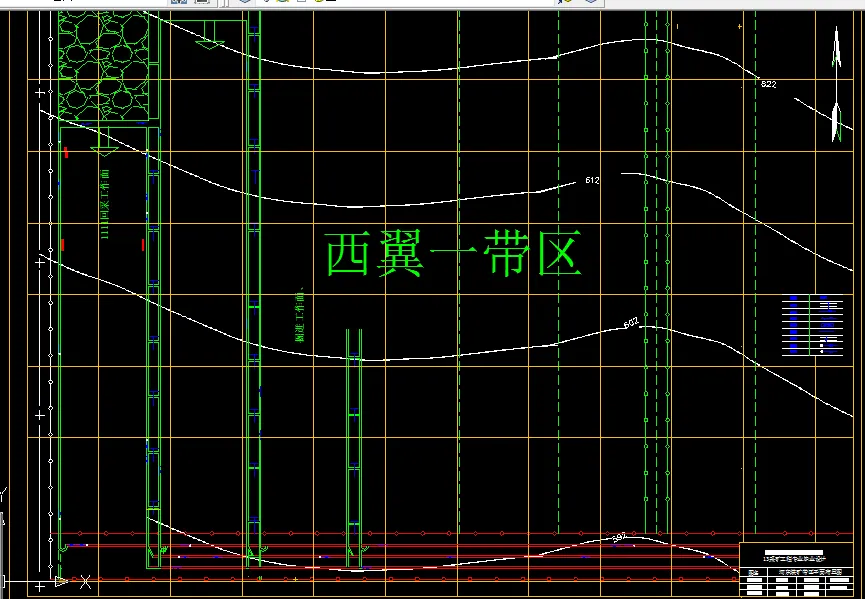 巷道布置平面图